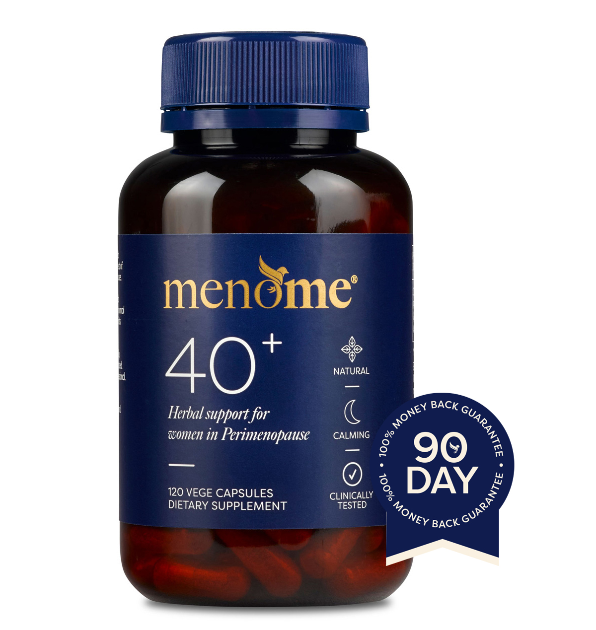 Merry Peri® with affron® menopause supplement, NZ made by MenoMe®