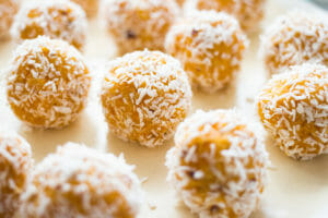 lemon and coconut balls