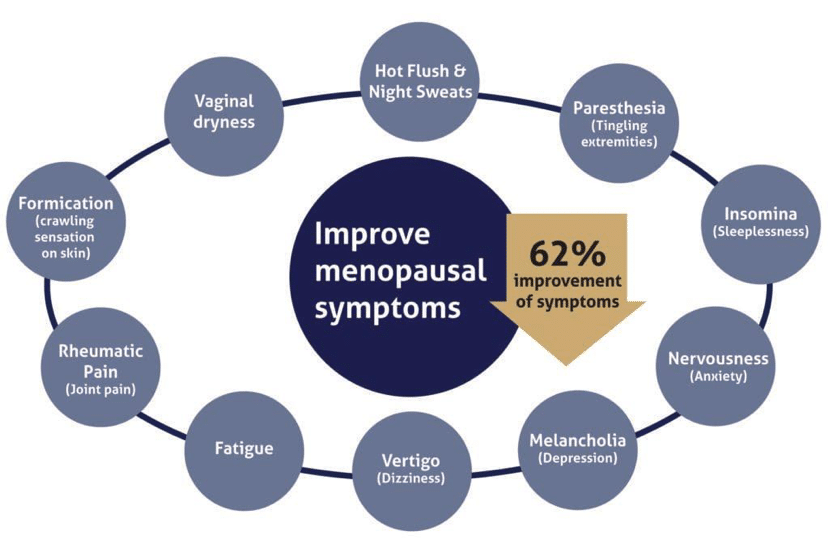 MenoMe improves menopause symptoms